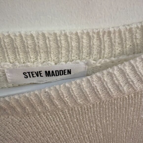 Steve Madden Fringe Sleeve Sweater XS - Picture 2 of 4